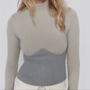 Zara Knit Color Block Sweater